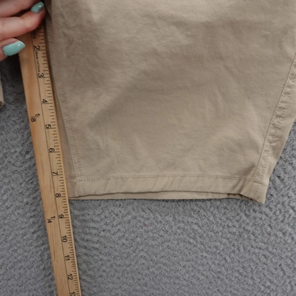 NWT Desert Dunes Performance Chino Shorts 30x8 Brown‎ Mens Flat Front Mid Rise